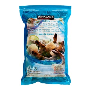 Frozen on Raw Shrimp